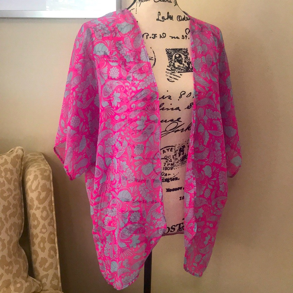 Pink kimono